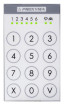 Клавиатура сенсорная TK-306-W (белый)